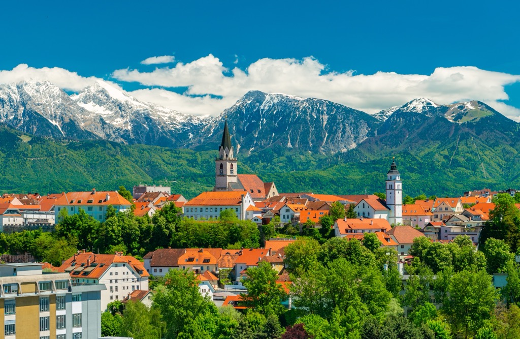 Kranj, Slovenia. Slovene Prealps