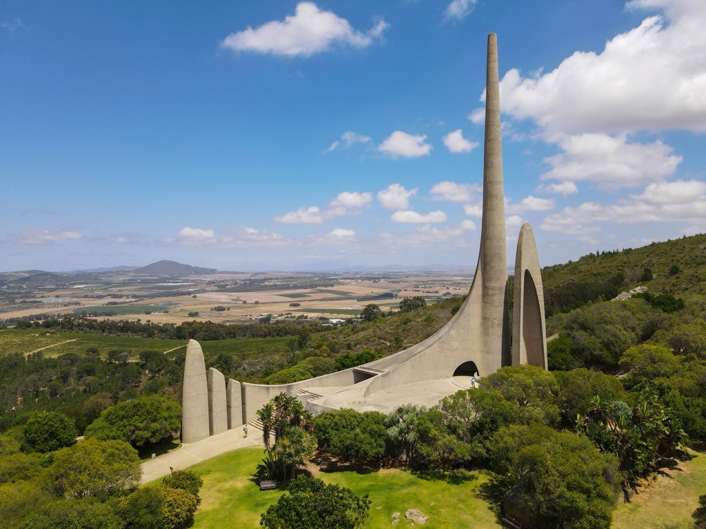 Taalmonumet near Paarl, South Africa