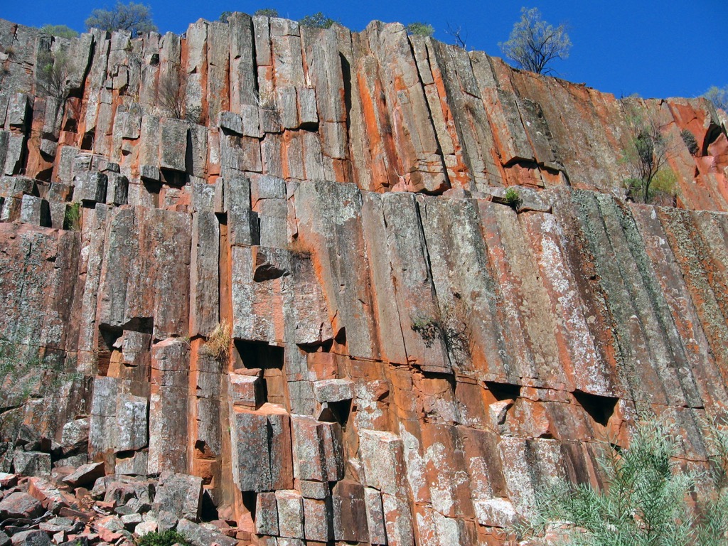 Rock formations in the Gawler Ranges. South Australia