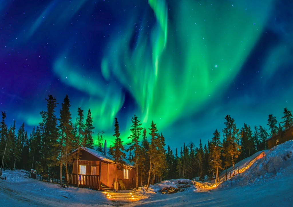 Northern lights, South Canadian Arctic Islands, Canada