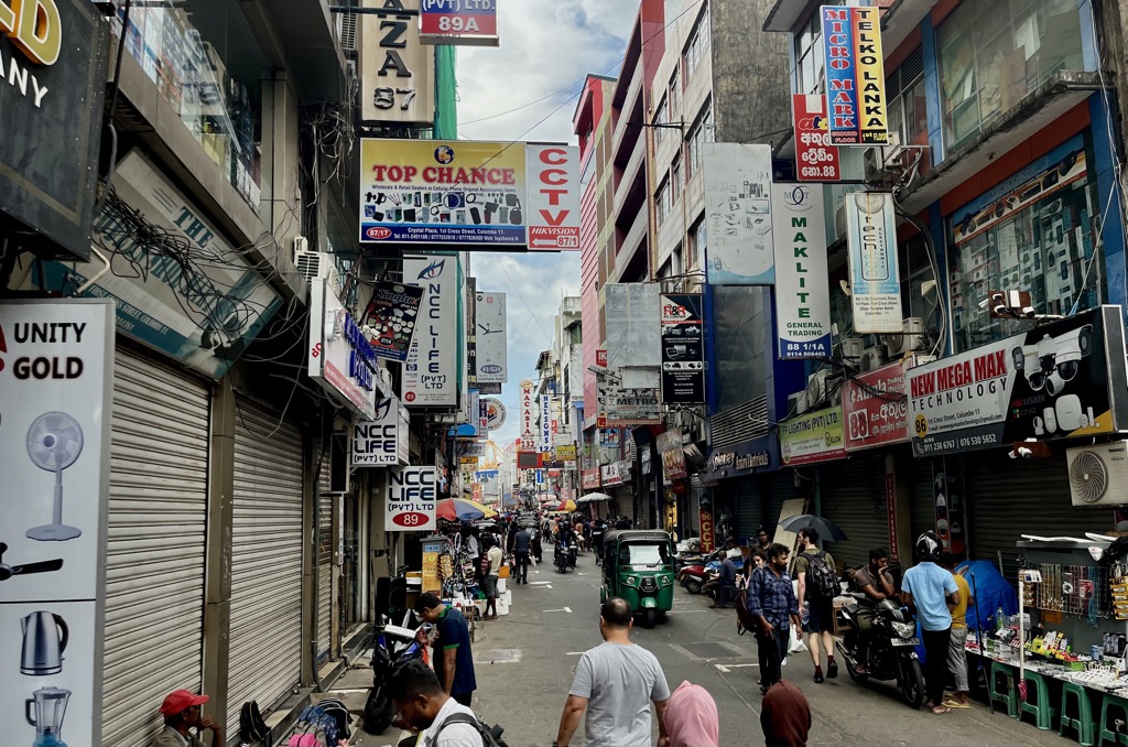 Colombo is a frenetic modern city, Sri Lanka