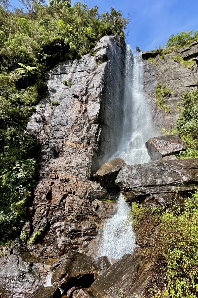 Lover’s Leap Waterfall, Nuwara Eliya, Sri Lanka