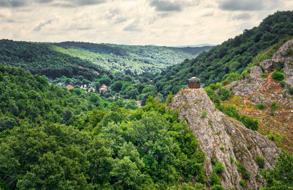 Mladejko village, Strandzha Natural Park, Bulgaria and Turkey