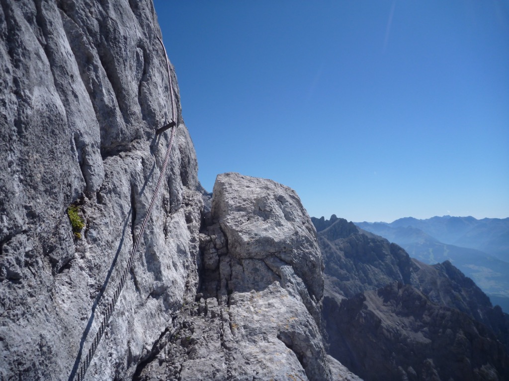 The via ferrata on Hoher Dachstein is a full-value adventure. Styria