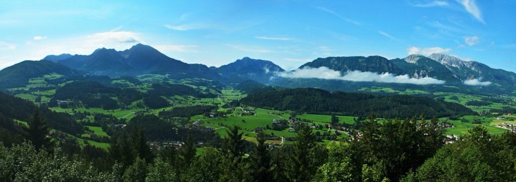 Styrian Eisenwurzen Nature and Geopark Panorama, Northern Styrian Alps, Austria
