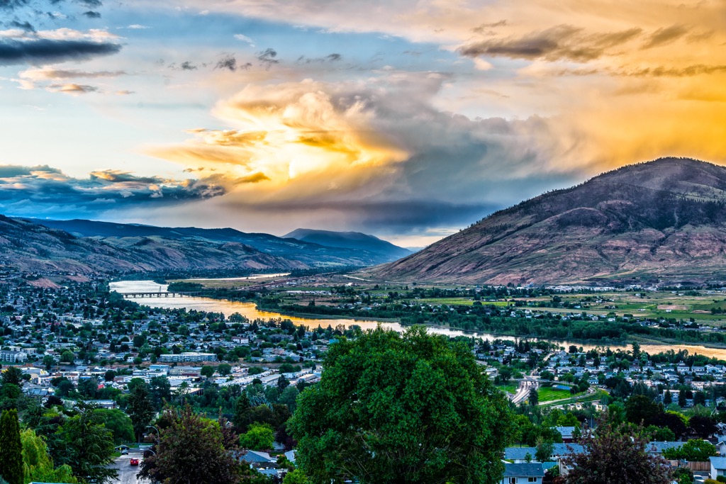 Kamloops, BC, the nearest city to Sun Peaks. Sun Peaks Ski Resort 