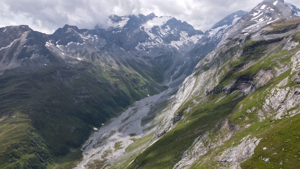 A panorama of Val Frisal. Surselva