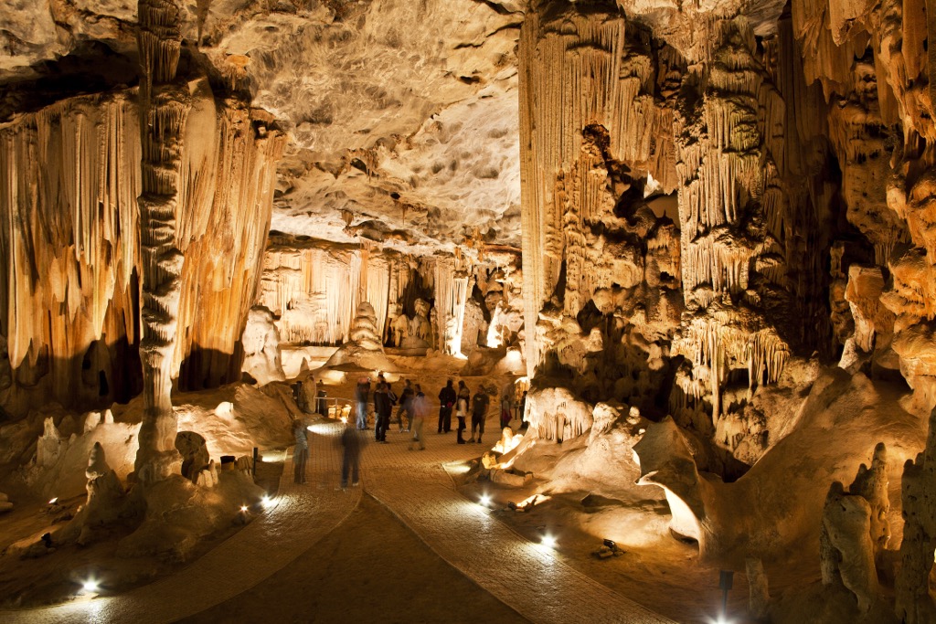 The Cango Caves near Oudtshoorn. Swartberg Nature Reserve