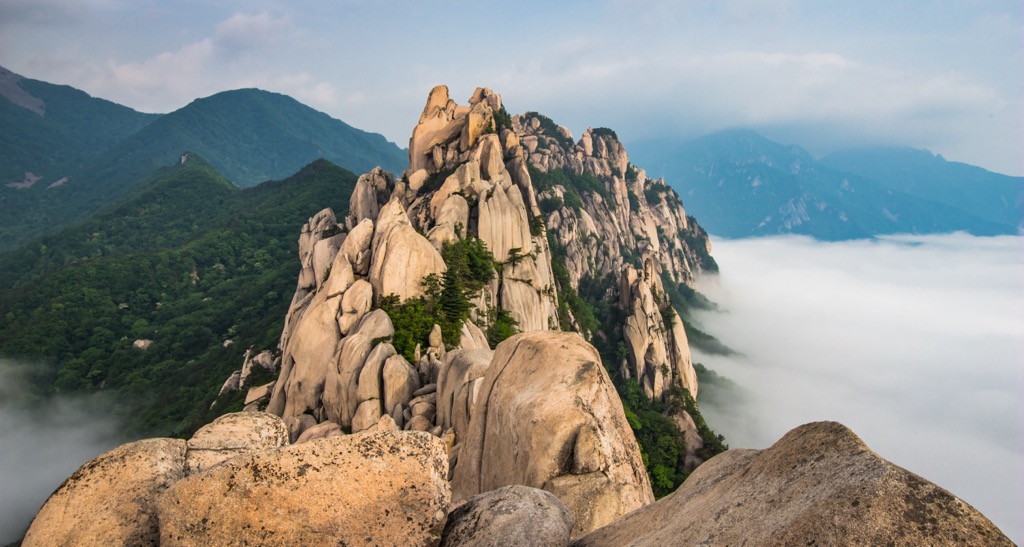 Taebaek Mountains, Korea