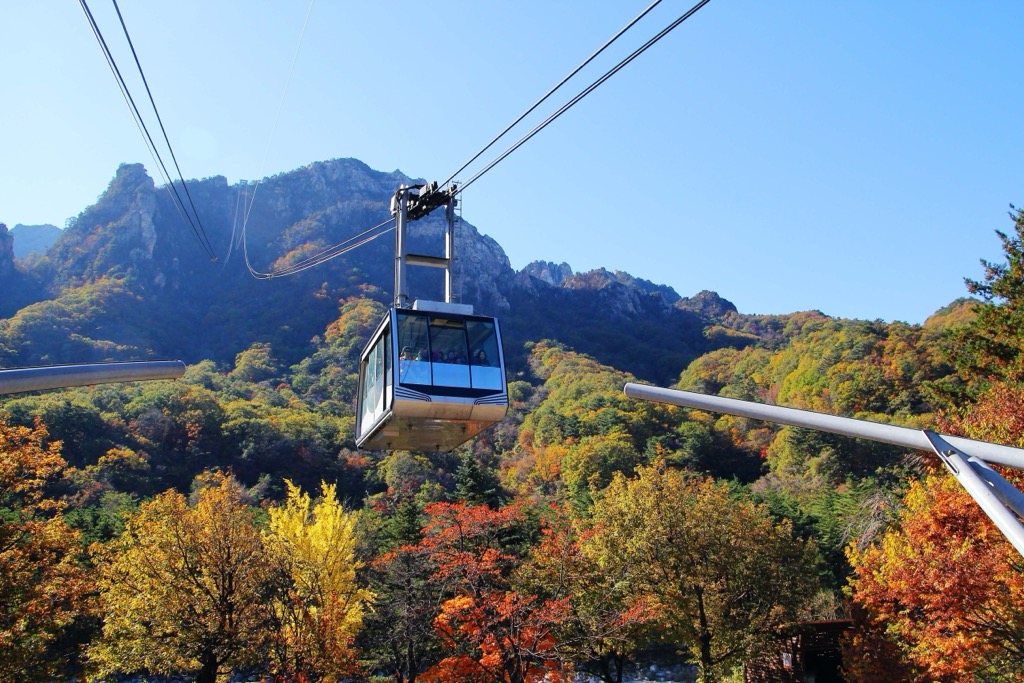 Taebaek Mountains, Korea