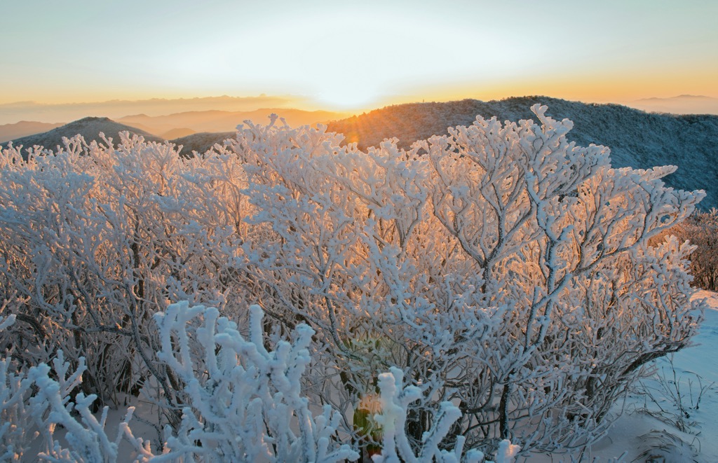 Taebaek Mountains, Korea