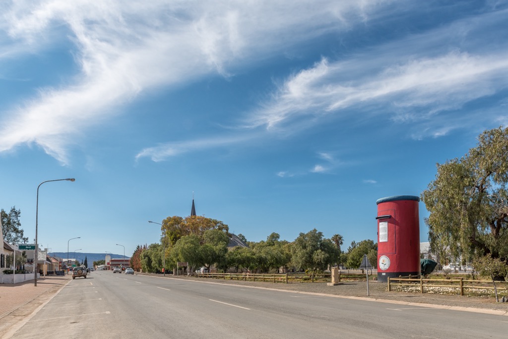 The Calvinia post box. Tankwa Karoo National Park