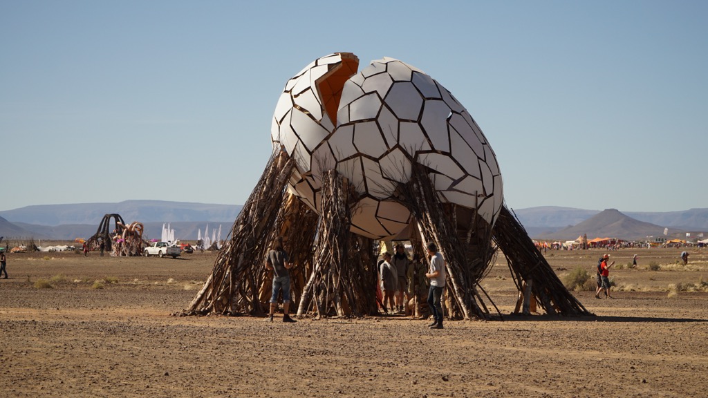 Modern-day art in Tankwa Karoo National Park. Tankwa Karoo National Park