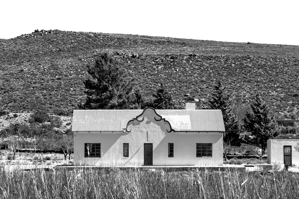 An old farmhouse near Sutherland. Tankwa Karoo National Park