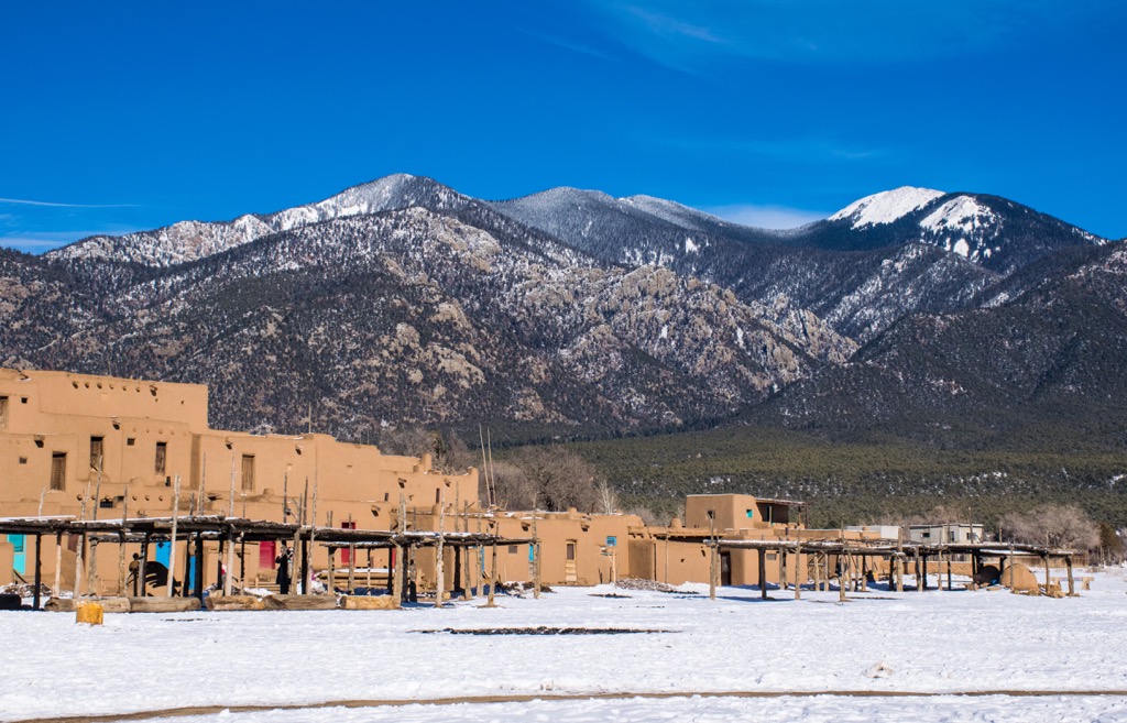 Sangre De Cristo, Taos Pueblo, New Mexico