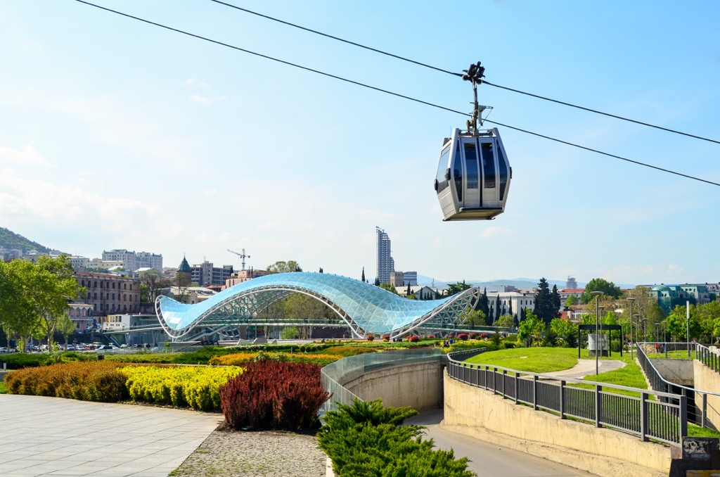 Cable car, Tbilisi, Georgia
