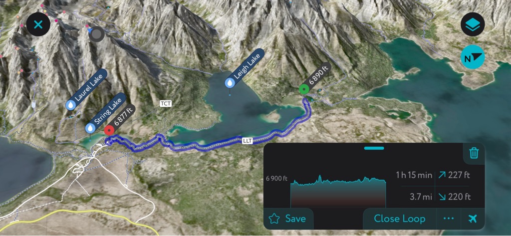 Leigh Lake, Teton Range, Wyoming