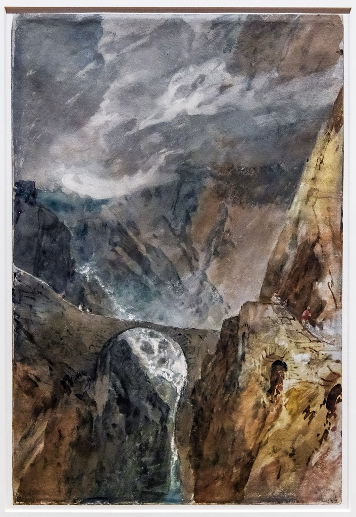 J.M.W. Turner's view of the Devil's Bridge and Schöllenen Gorge