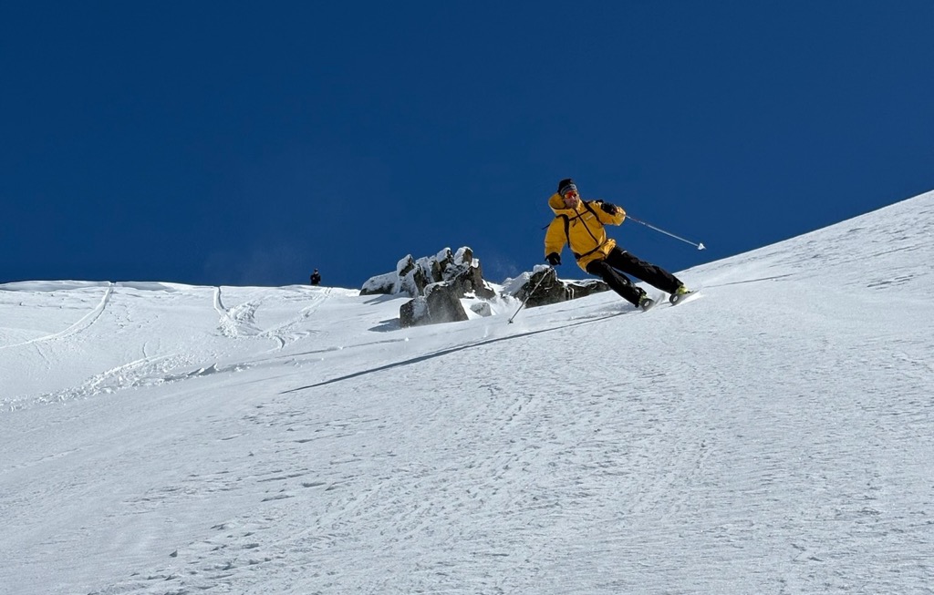 My first taste of Aussie pow. Photo: Al Lochhead. Thredbo Ski Resort