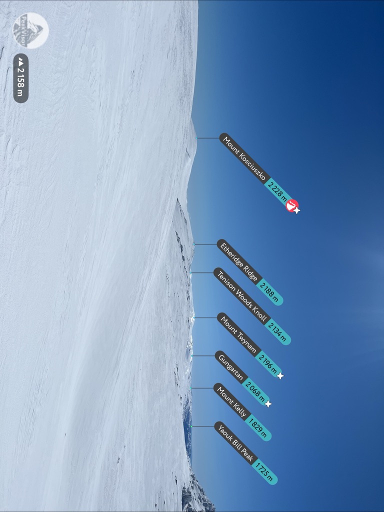 Australia’s tallest peaks, from around Ramshead. Photo: Sergei Poljak. Thredbo Ski Resort