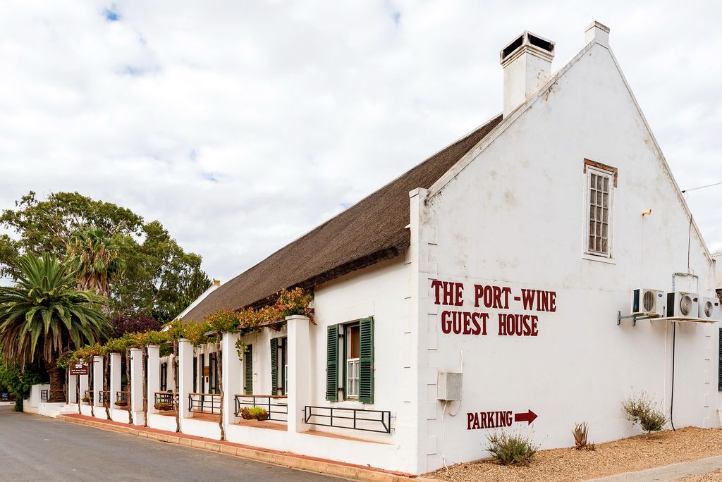A historic building, now used as a guesthouse, in Calitzdorp. Towerkop Reserve