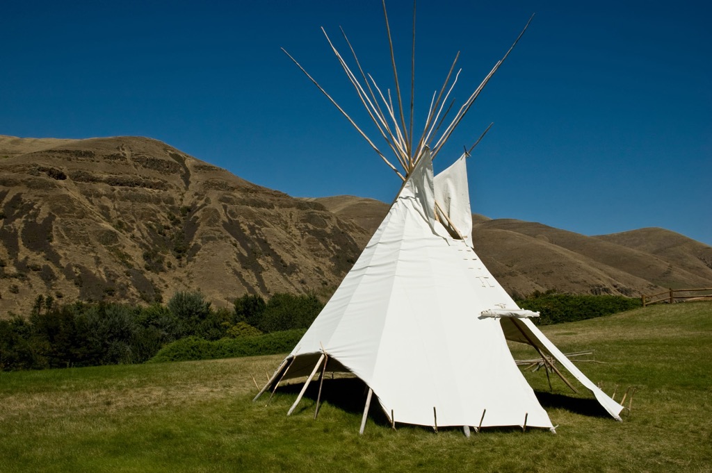 Wigwam, Traditional Indian Tipi, Washington