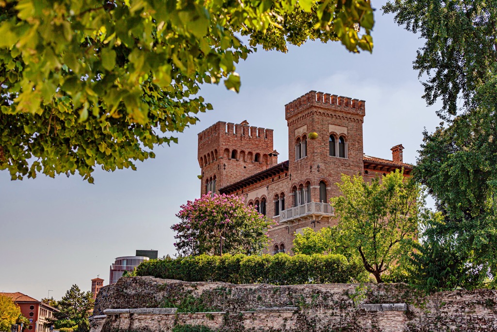 Castle of the city of Treviso, Italy