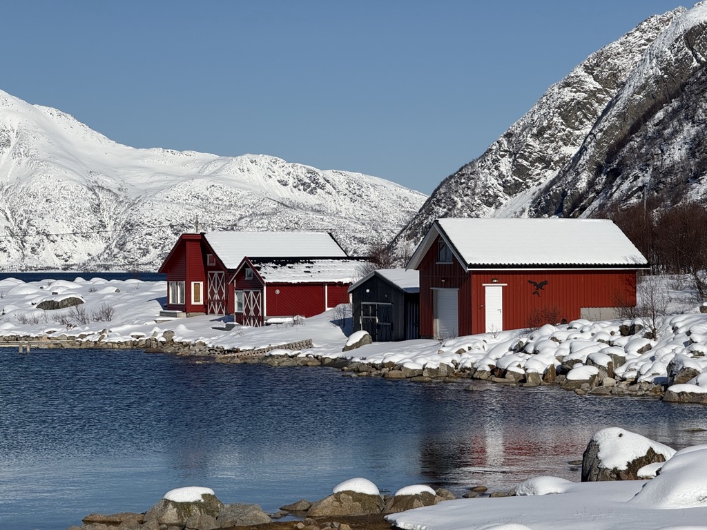 A traditional Norse farmhouse. Photo: Denis Bulichenko. Troms og Finnmark
