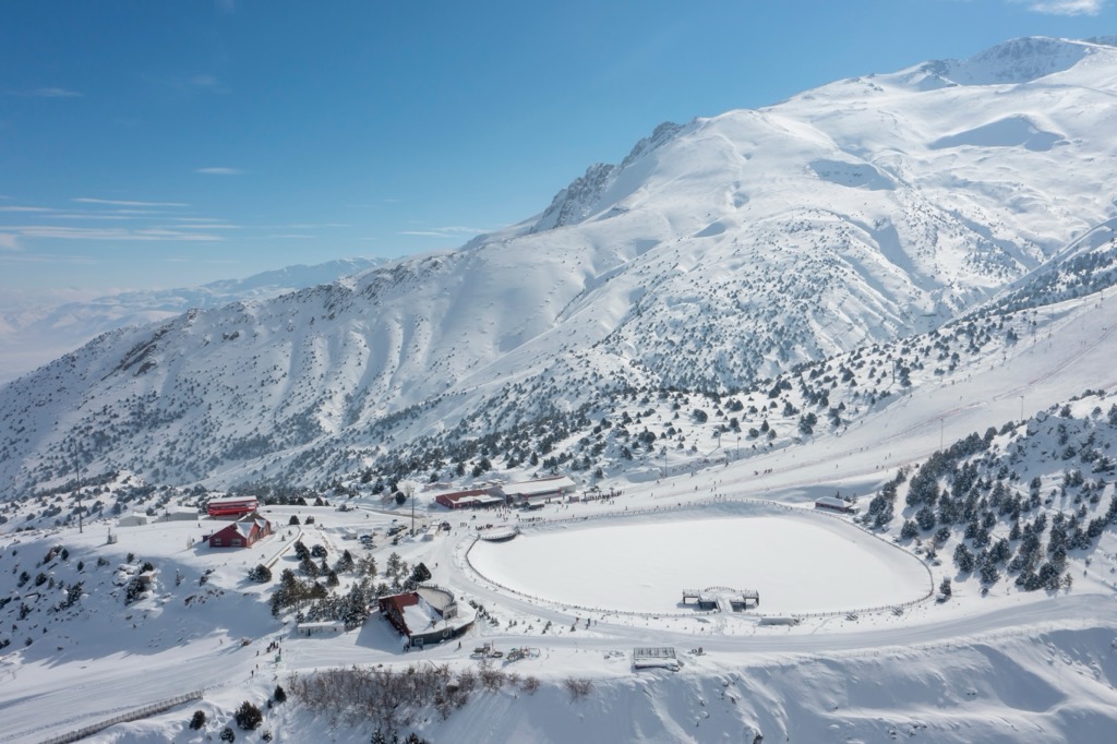 Ergan Ski Resort View, Erzincan, Turkey