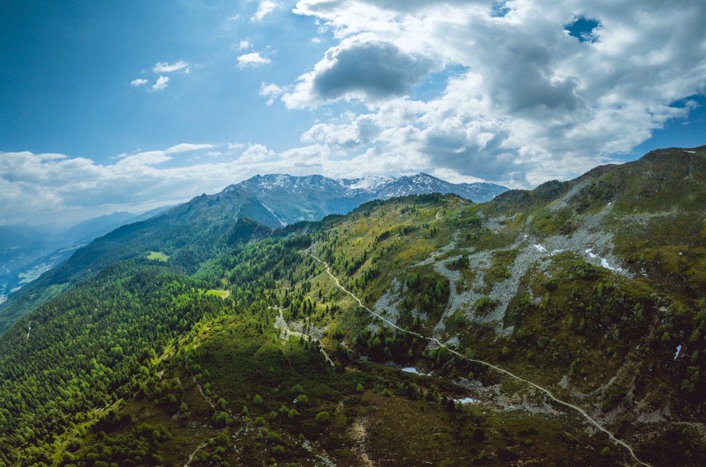 The Zirbenweg. Tux Alps