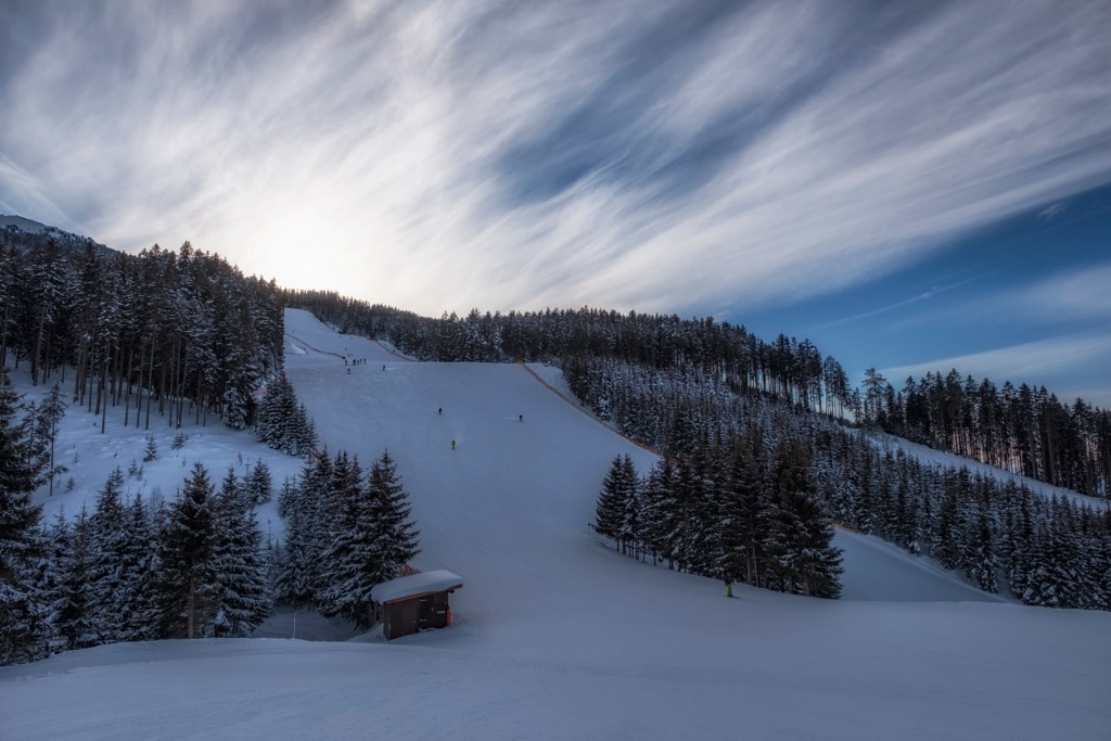 Glungezer-Tulfes Ski Resort. Tux Alps