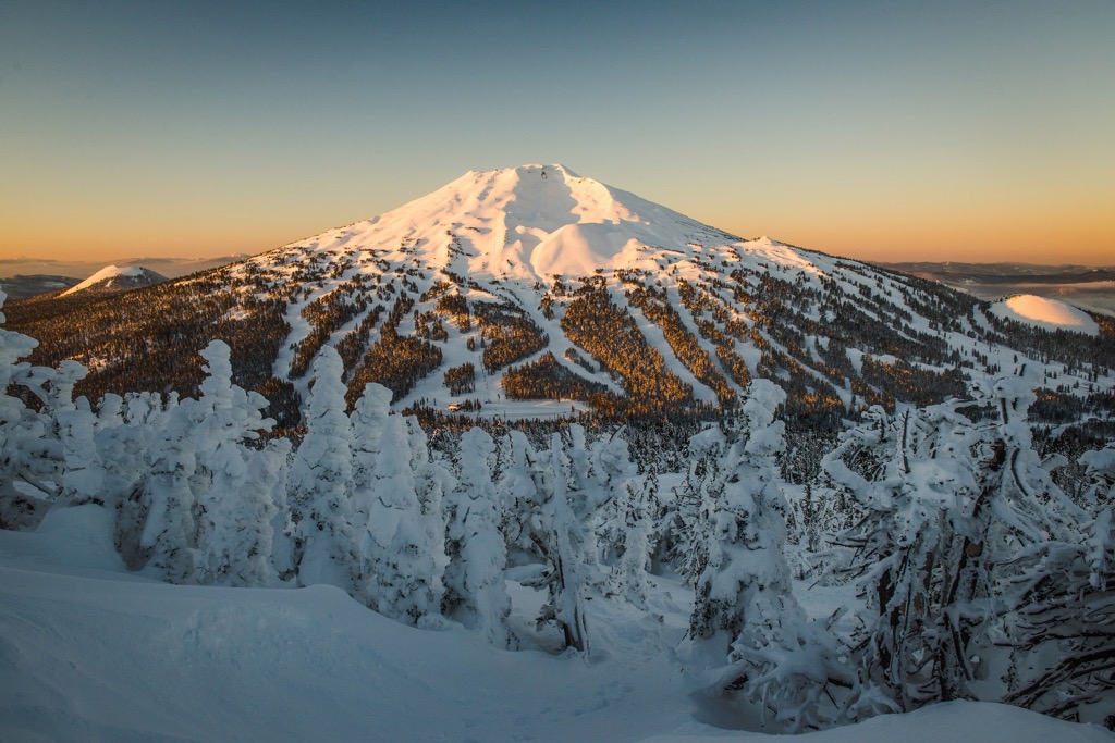Mt. Bachelor ski in Oregon