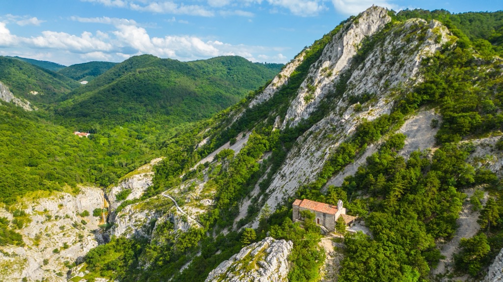 Val Rosandra, Italy. Val Rosandra