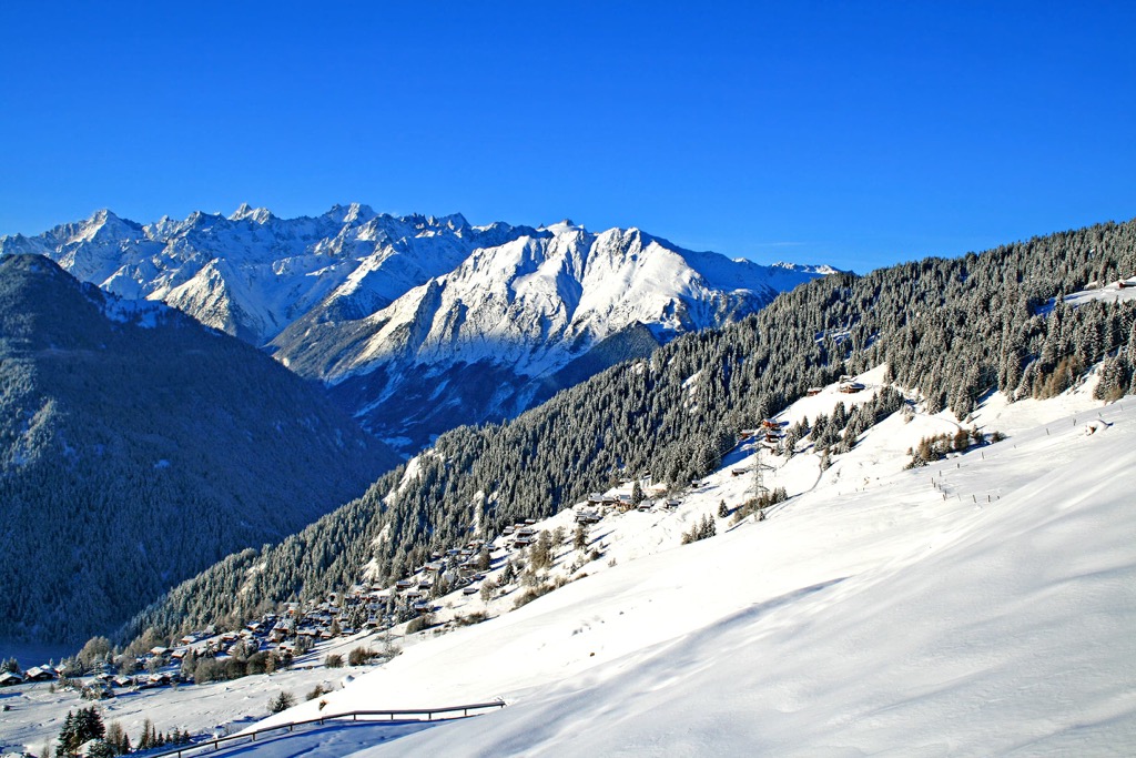 Verbier ski area, Switzerland