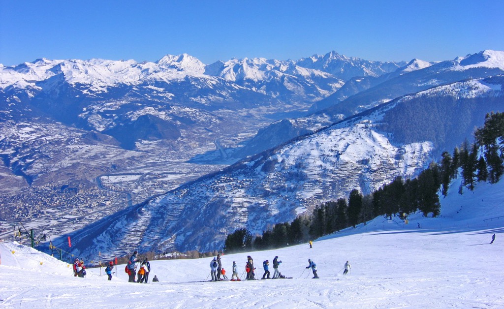 Verbier ski area, Switzerland
