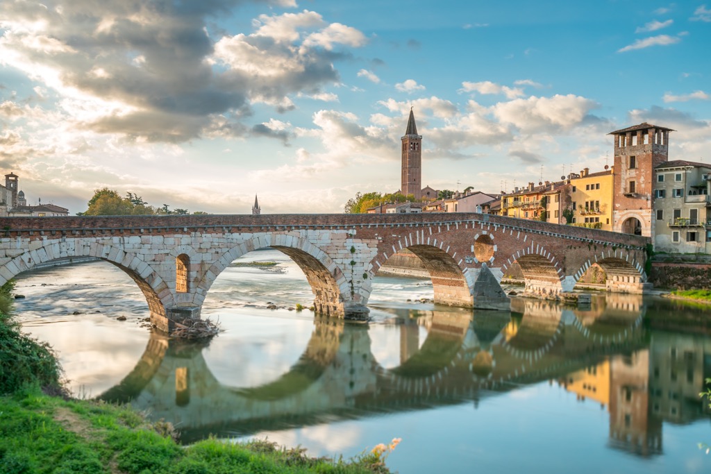 Adige River, Verona, Italy