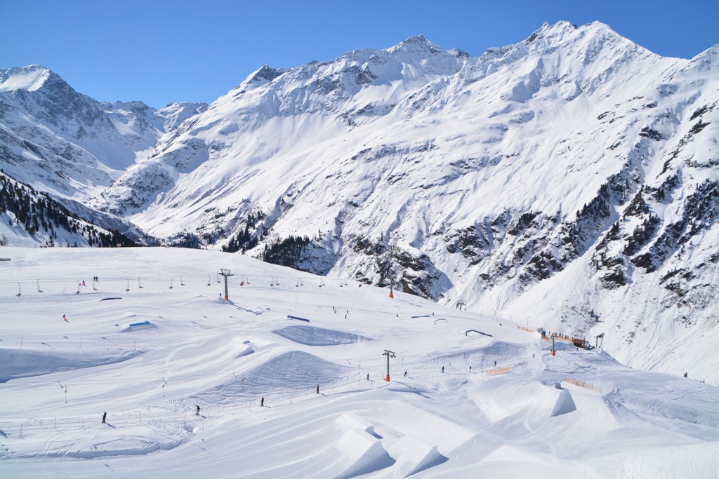 Ski Arlberg is the largest connected ski area in Austria. Verwall Alps