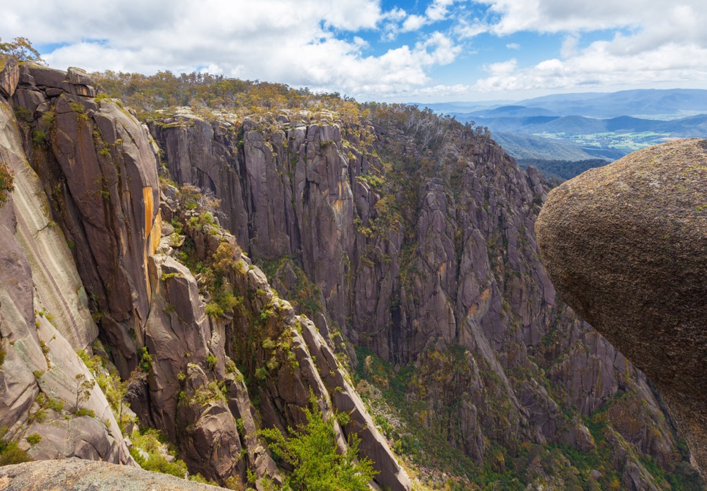 The Gorge at Mount Buffalo. Victoria Mountains