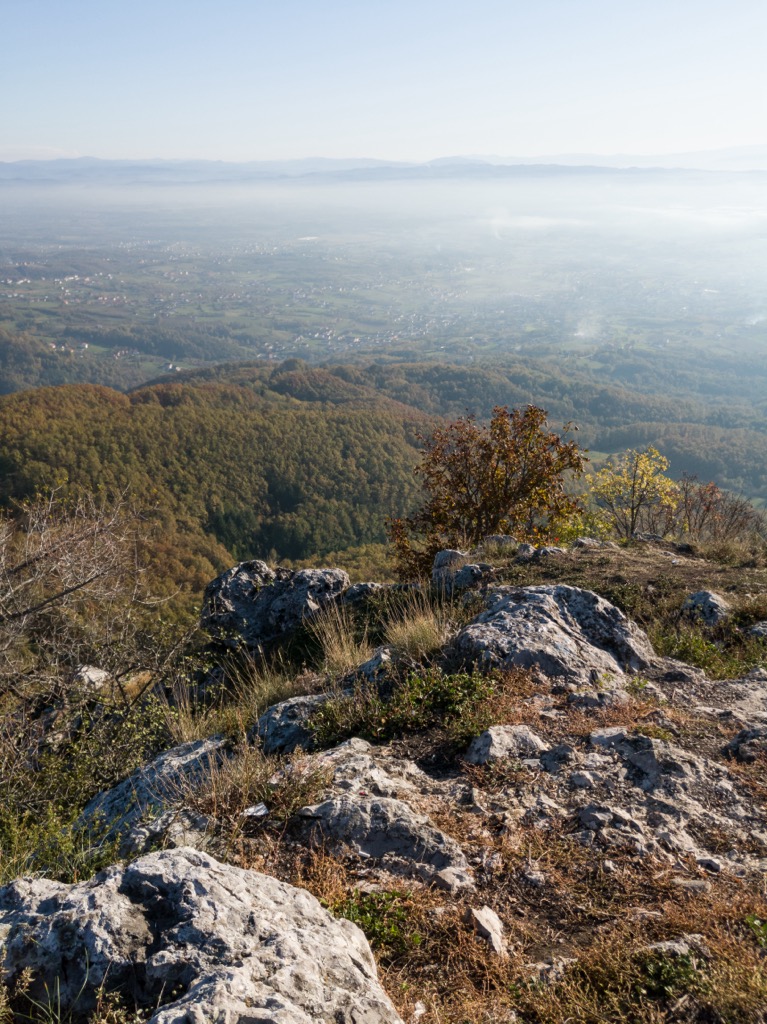 View from Kozara mountain to the valley, Bosnia and Herzegovina