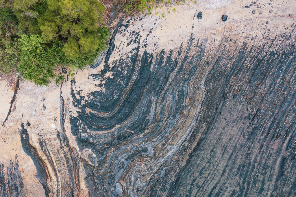 Volcaniclastic sedimentary rock, Lai Chi Chong, Hong Cong Geopark, China