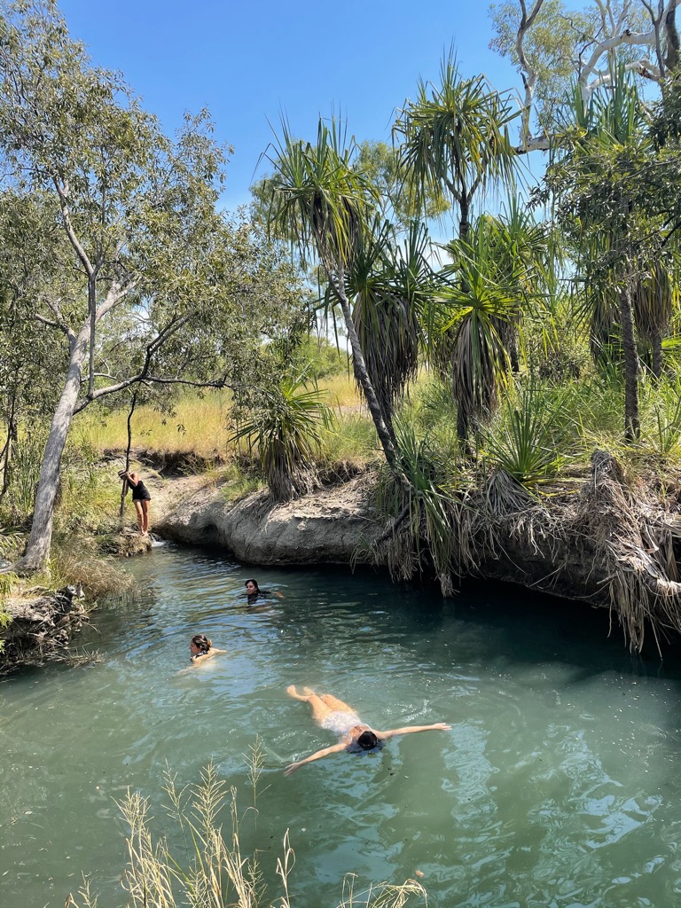 Swimming near Broome. Photo: Anna Lochhead