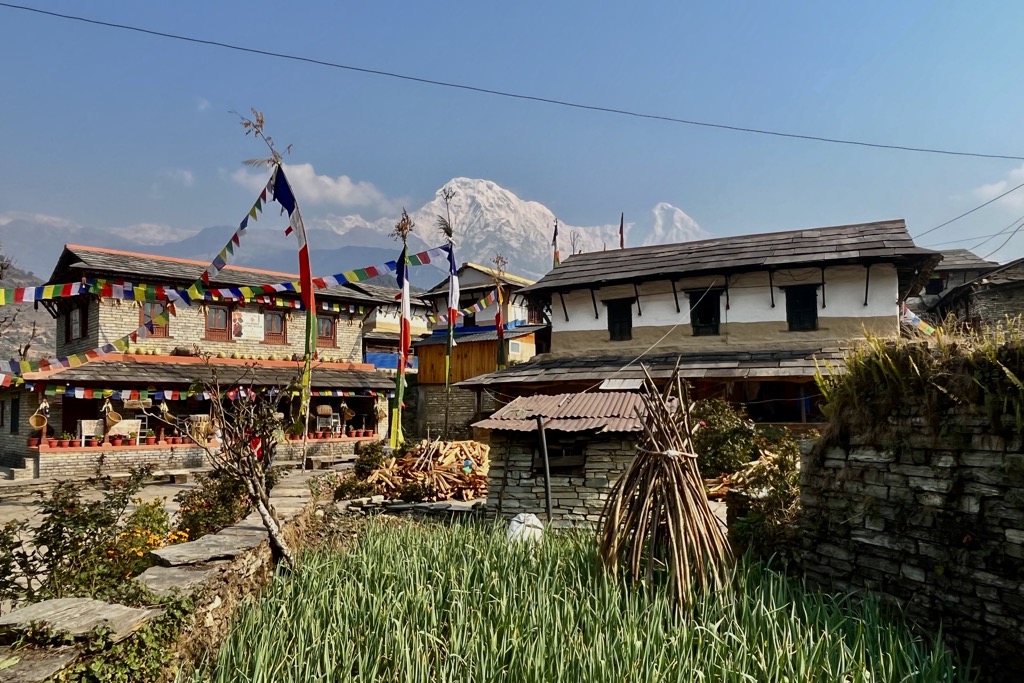 Ghandruk is one of the prettiest villages in Nepal, with a front-row view of Annapurna South. Photo: Conrad Lucas. Western Development Region