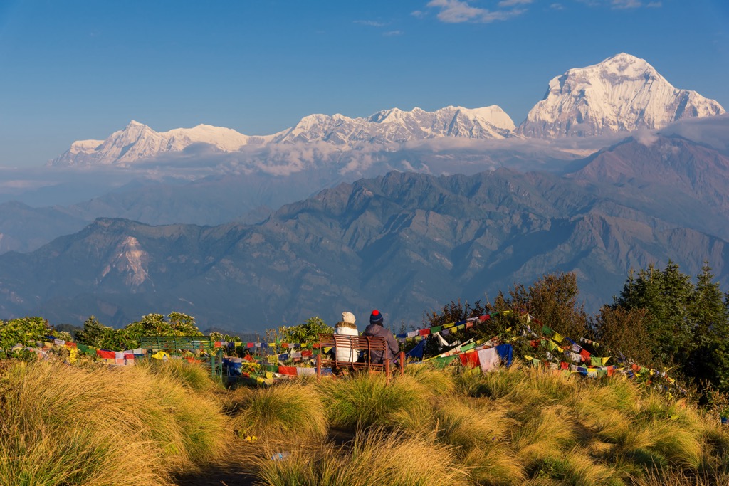 Dhaulagiri as seen from Poon Hill. Western Development Region