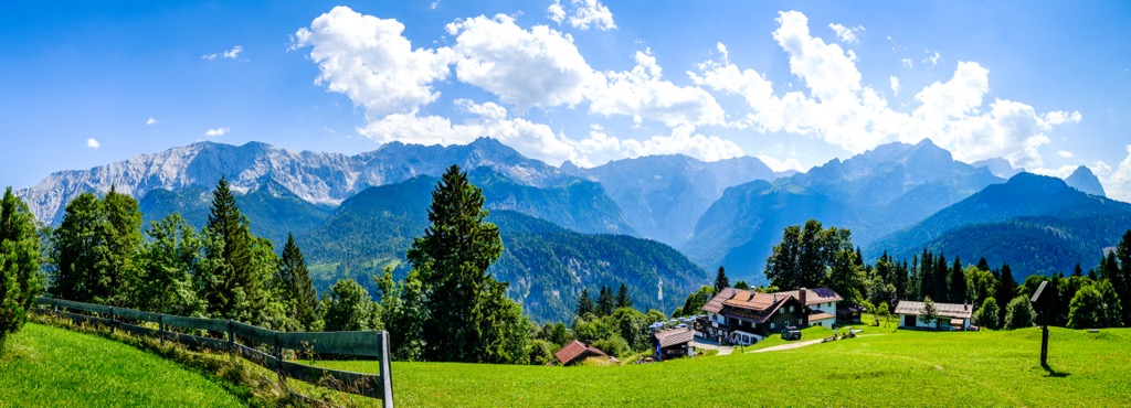 The Wetterstein Mountains. Wetterstein