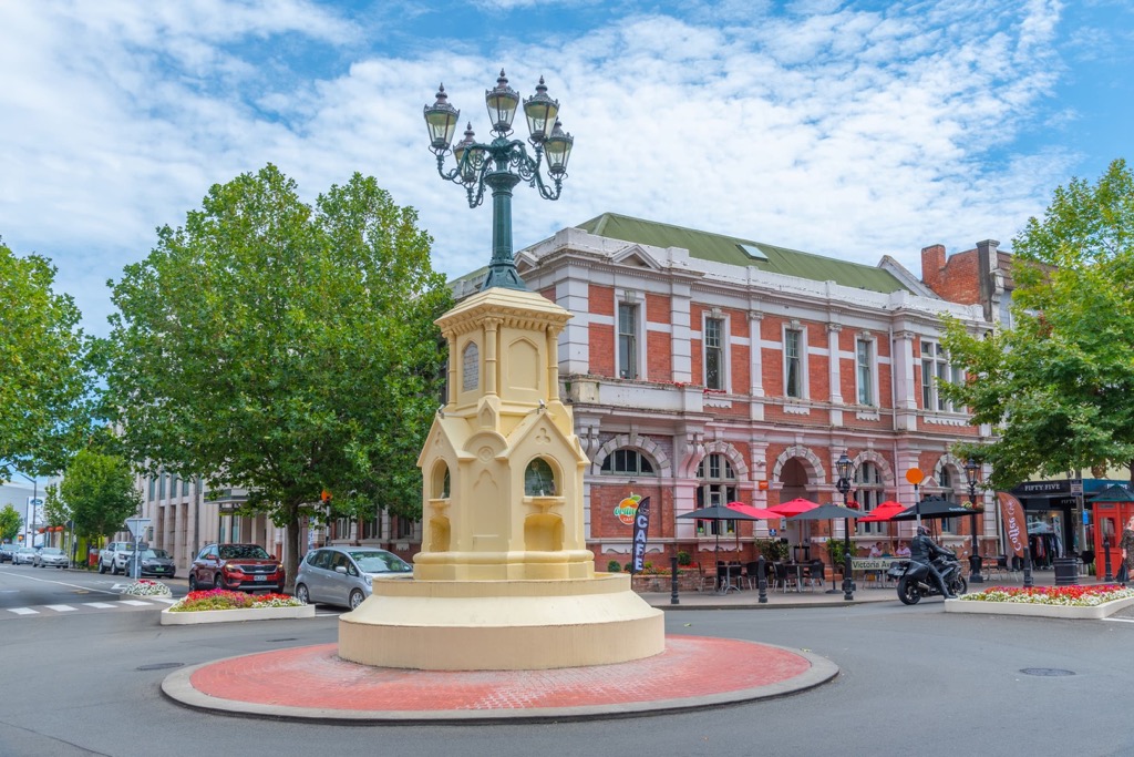 Whanganui town center, New Zealand