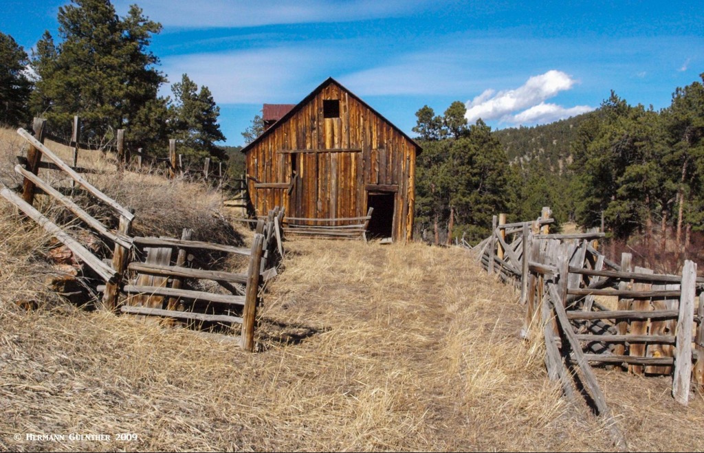 Abandoned Barn by Rawhide Trail, White Ranch Park, Colorado