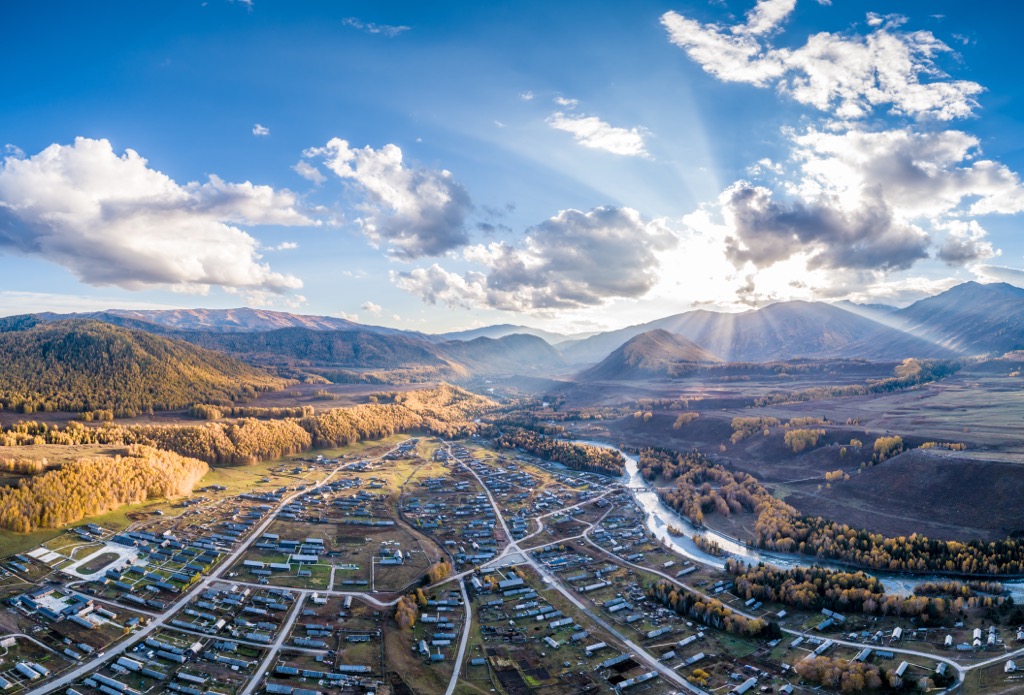 Hemu Village, Xinjiang, China