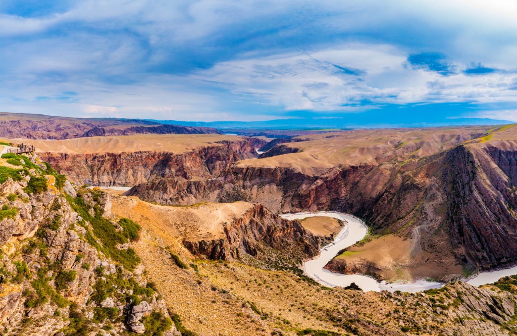 Kuokesu Grand Canyon, Xinjiang, China