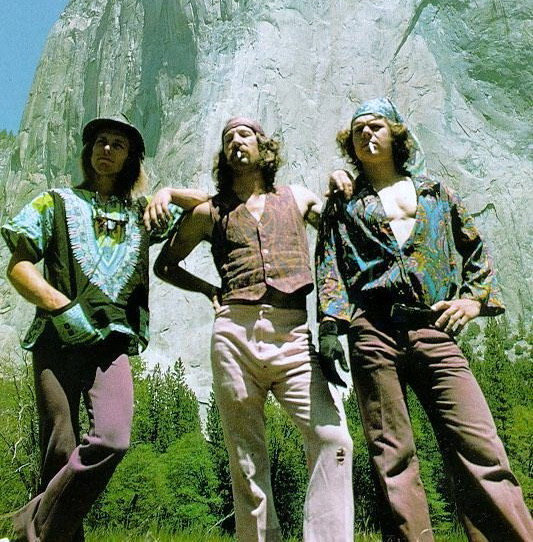 Billy Westbay, Jim Bridwell, and John Long in front of El Capitan after the first single-day ascent in 1975