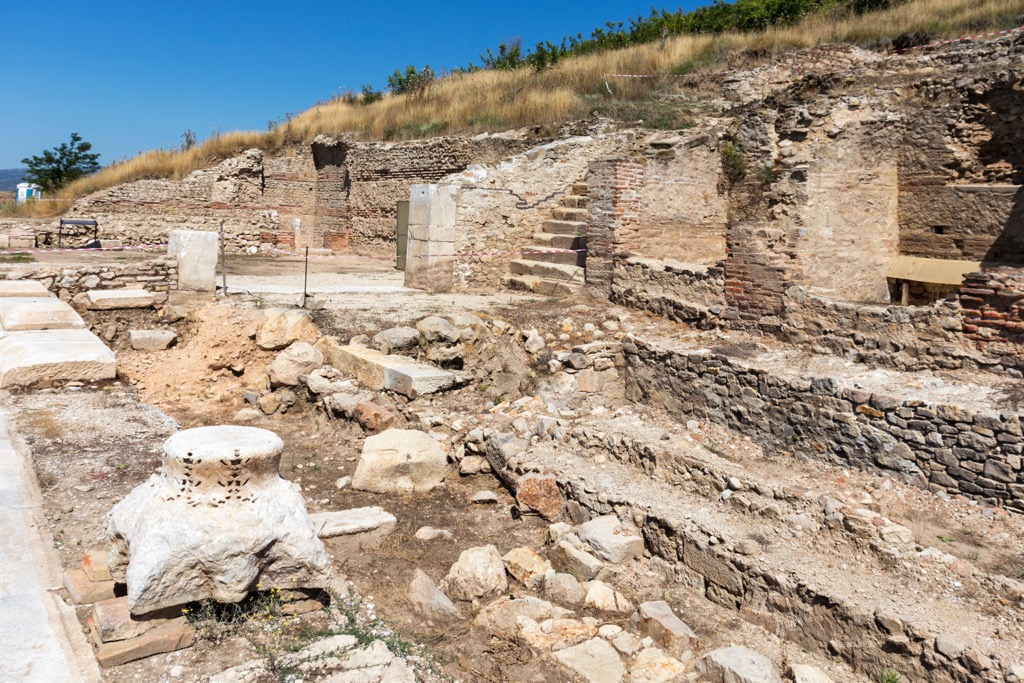 Ancient ruins of Heraclea Sintica. Yulen Reserve